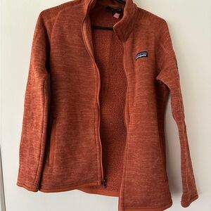 Patagonia Orange Fleece Jacket